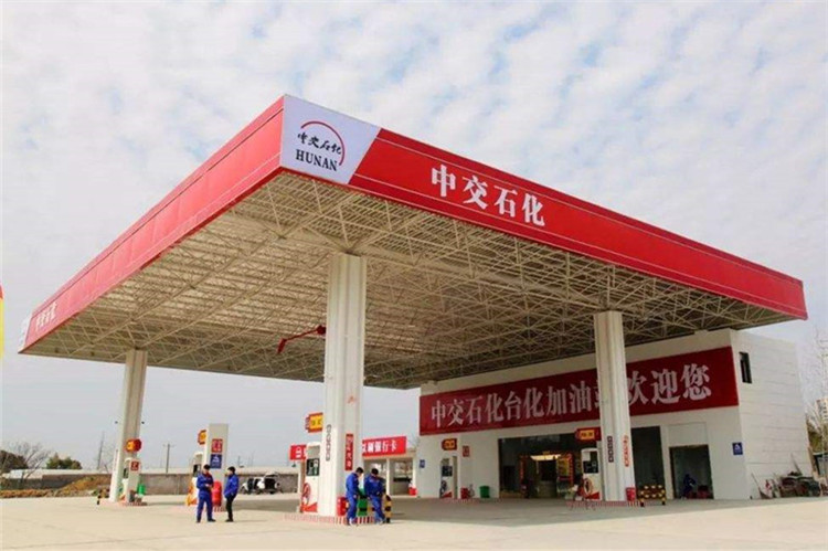 惠州加油站钢结构网架案例6